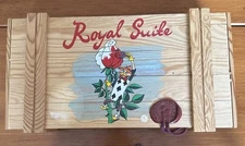 Kurt S Adler Polonaise Royal Suite Glass Ornament Set Of 4 Wood Crate Queen King