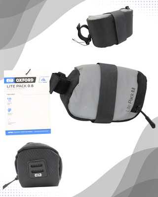 Oxford Satteltasche Lite Pack 0,8l Fassungsvermögen reflektierend wetterfest Universal -H