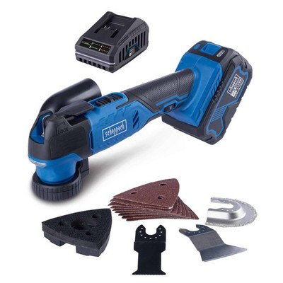 Scheppach Akku Multifunktionswerkzeug C-MT40-X | 20V-IXES-Serie | Multitool 4in1