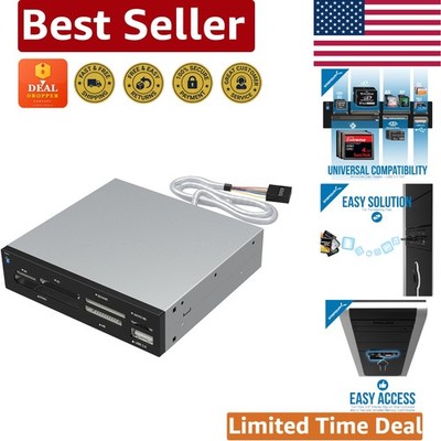 Versatile 3.5-Inch Internal Card Reader/Writer - Supports 74 Memory Types
