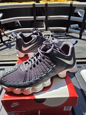 Rare Nike Total Shox Anthracite/ Metallic Silver-White Men's Size 11