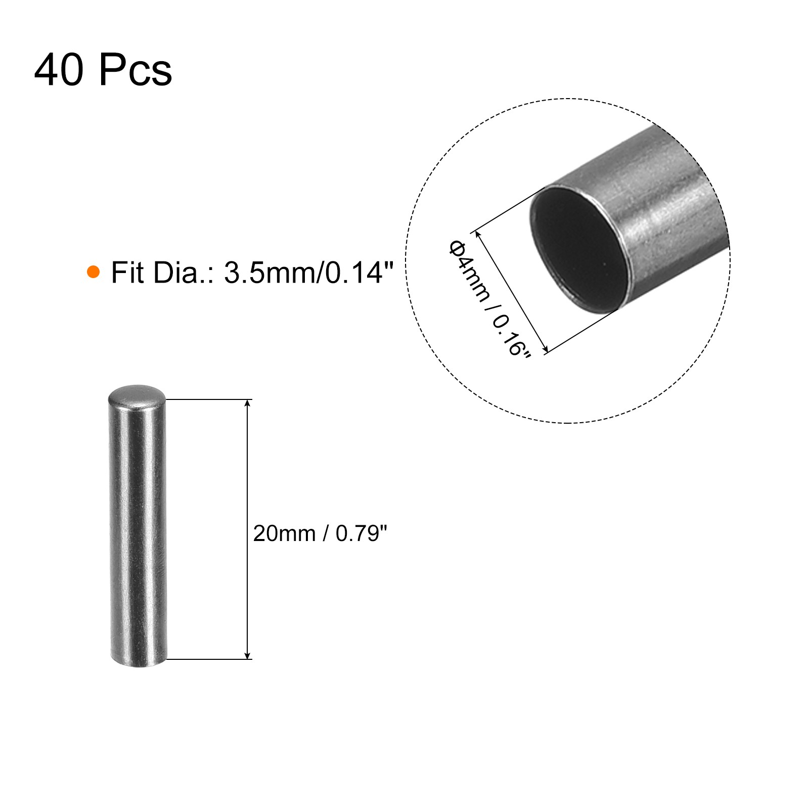 APL 40 pezzi 3 5 x 20 mm punte per lacci in metallo colonna cavi di riparazione lacci punte finali nere