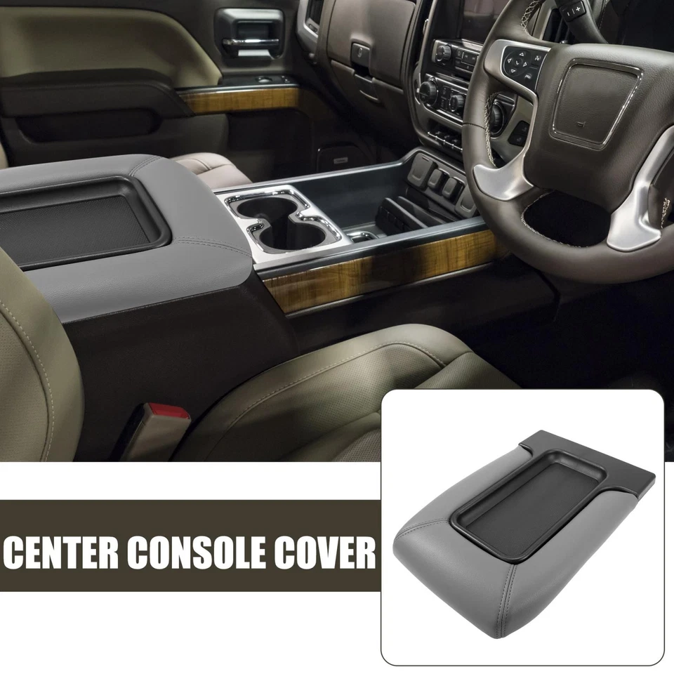 19127364 Car Center Console Cover Gray for Chevrolet Silverado 3500 2001-2006 - Image 2 of 4