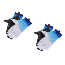 2 Pairs Fingerless Gloves for Men Cycling Half Sun Protection Mitts