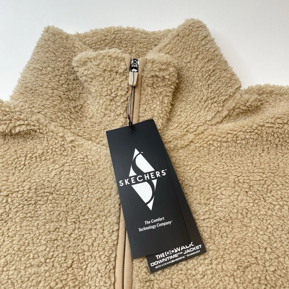 Chaqueta Skechers The Go Walk Downtime Sherpa Cálida Suave Confort Para Mujer’s 2XL Foto 4 de 4
