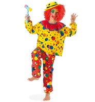 Fasching KostüM Clown 2-Tlg. Clownhose Clownshirt 104