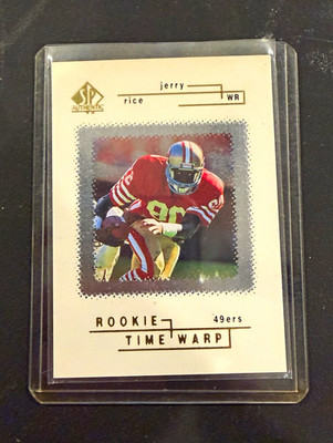 Upper Deck 1998 SP Authentic Rookie Time Warp Jerry Rice #32 49ers /2000