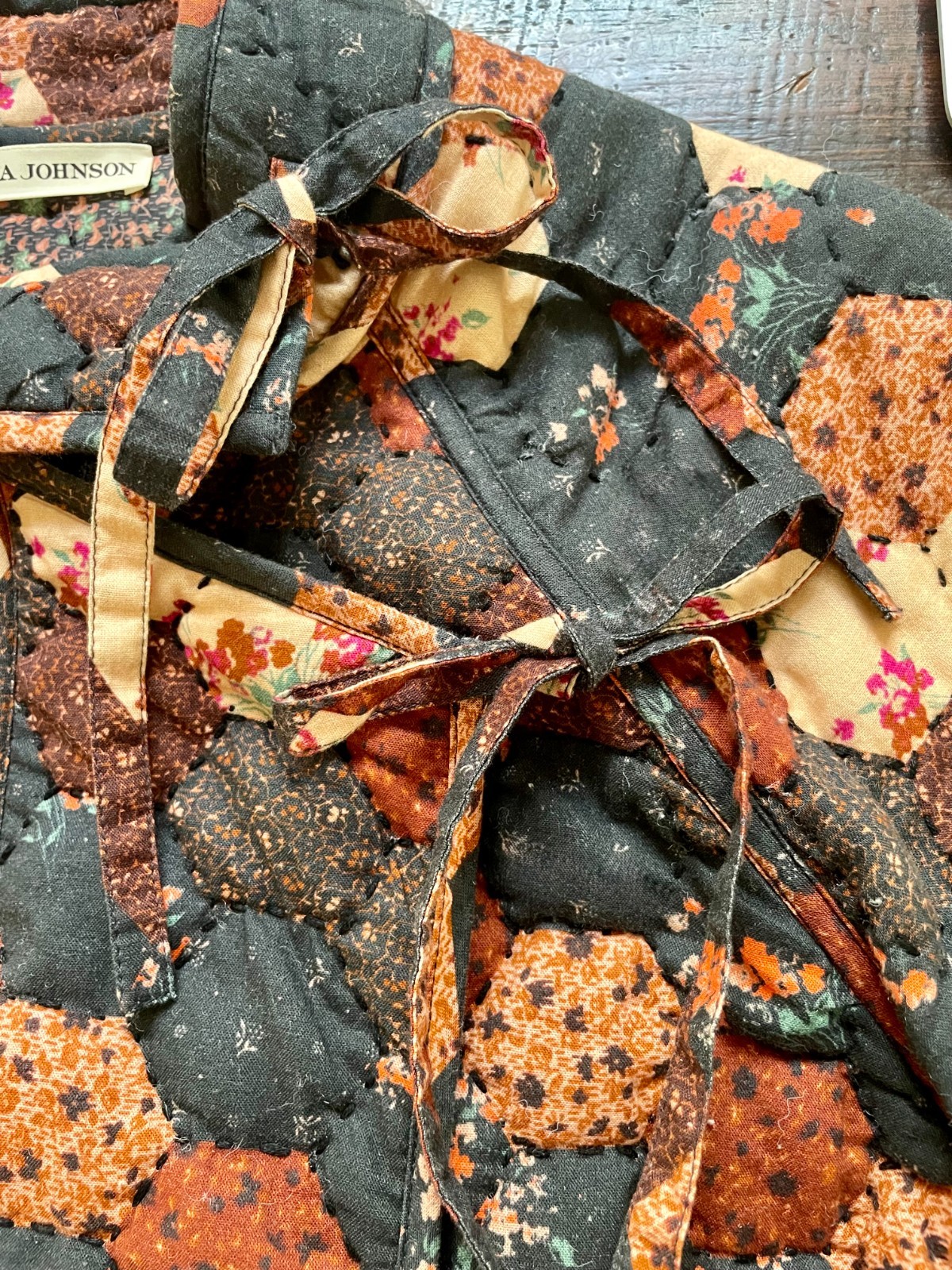 Ulla Johnson Elettra Patchwork Quilted Cotton Jac… - image 8