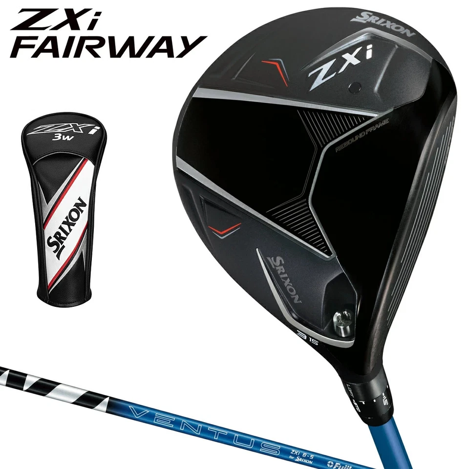Srixon ZXi Fairway Wood 3w 5w 2Set VENTUS ZXi6 Stiff Flex Carbon Shaft RH HC - Image 2 of 4