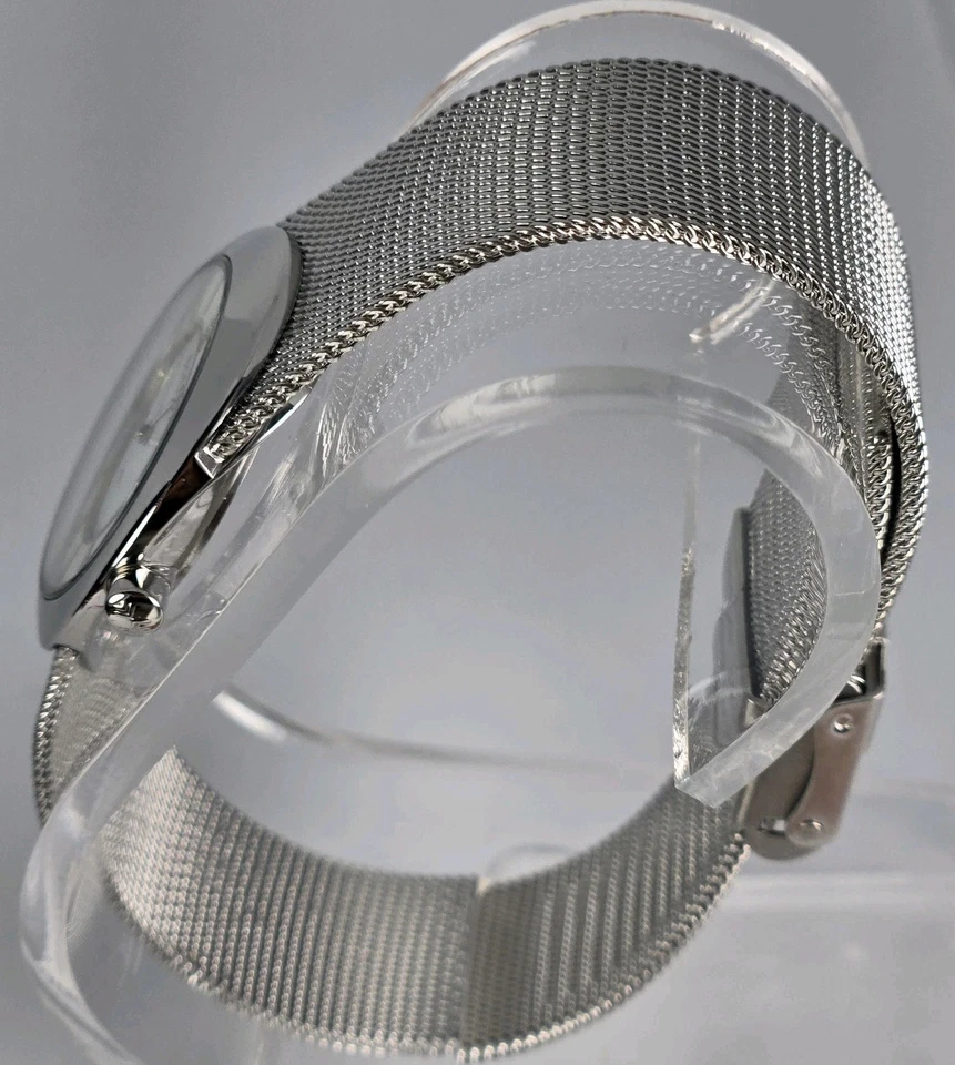 SKAGEN ACERO MUJER ACERO INOXIDABLE ST RESISTENTE AL AGUA 3ATM MADREPERLA ESFERA 26mm Foto 3 de 4