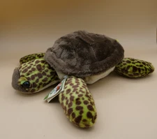 Wild Republic Green Sea Turtle 13" Plush Cuddlekins Stuffed Animal Zoo