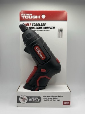 Hyper Tough 4-Volt Max Lithium-Ion Cordless Rotating Screwdriver with Charger