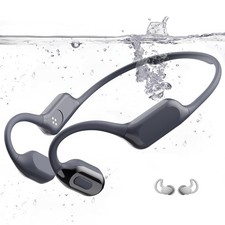 Swimming Headphones, Bone Conduction Headphones Bluetooth 5.4, IPX8 Waterproo...