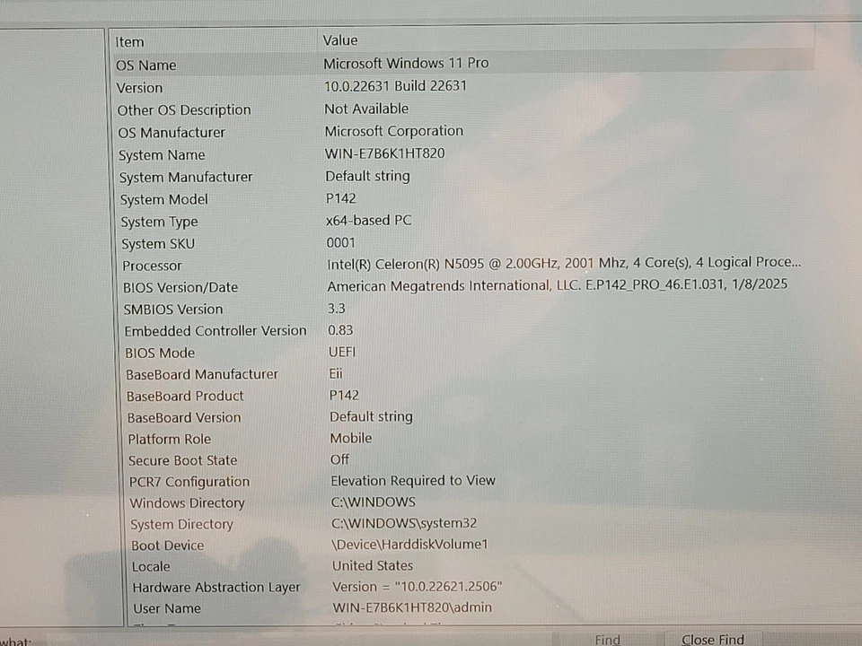 Airshi Laptop P142 Pink  HS-156-1-250407 N5095 16GB 1TB Fingerprint Unlock - Image 4 of 4