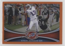 2012 Topps Chrome Retail Orange Refractor Steve Johnson #74 0t69