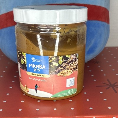 Saveurs Lakay MANBA PEYI Peanut Butter Nut Spread Pantry Allergen: Peanuts
