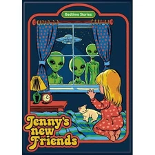 STEVEN RHODES JENNY'S NEW FRIENDS MAGNET 2.5” X 3.5” NEW