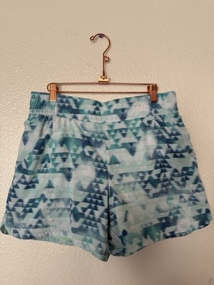 Columbia Shorts Womens Size L Blue Lazy Creek Active Fit