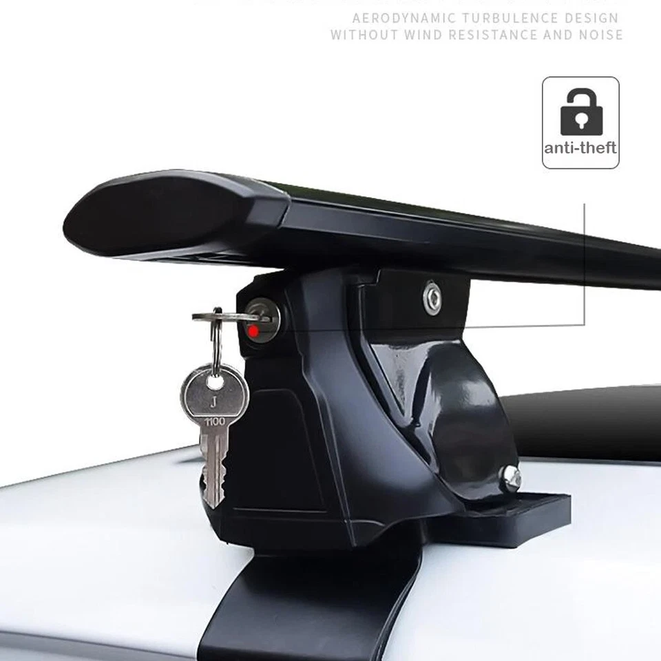 Barra transversal de 2 piezas para Ford F-150 F150 2009-2014 barra transversal barras negras Foto 4 de 4