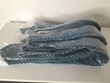 Joblot Of 12 Green & Blue Ties