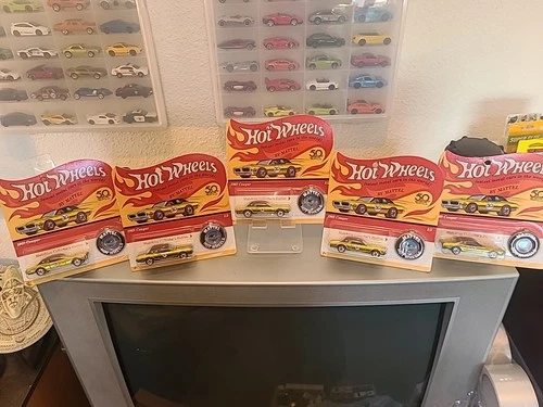 Sealed Hot Wheels 50th Anniversary Vehicles - Set of 5 The Cougar Redlines.