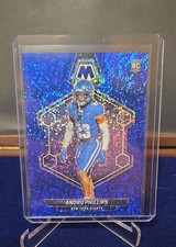 2024 Panini Mosaic - Rookies Andru Phillips #362 Blue Sparkle Prizm /96 (RC)