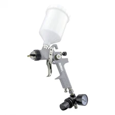 SPS14 Pneumatic 1.4mm Tip HVLP Gravity Feed Spray Gun with 600cc Plastic Cup