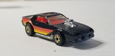 1983 Hot Wheels Blown Camaro Z-28 Black Very Nice Clean Shelf A1