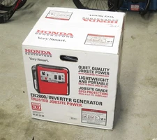 Honda EB2800i Inverter Generator GFCI - 2800-watt Quiet Jobsite Power - NEW