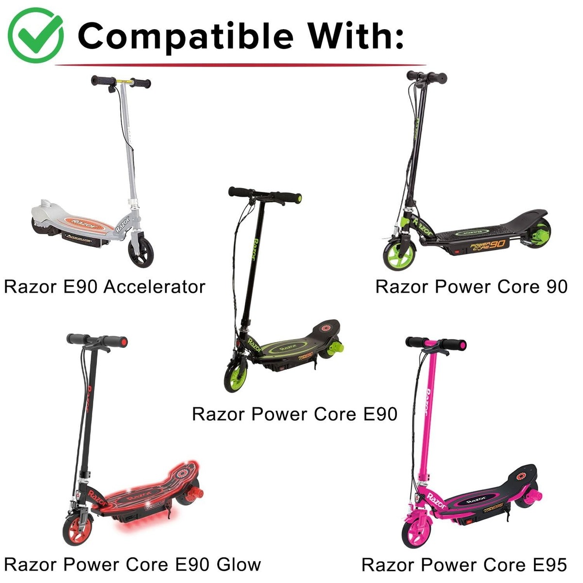 12 Volt 7 Ah Battery Pack for Razor E90 Accelerator & Power Core