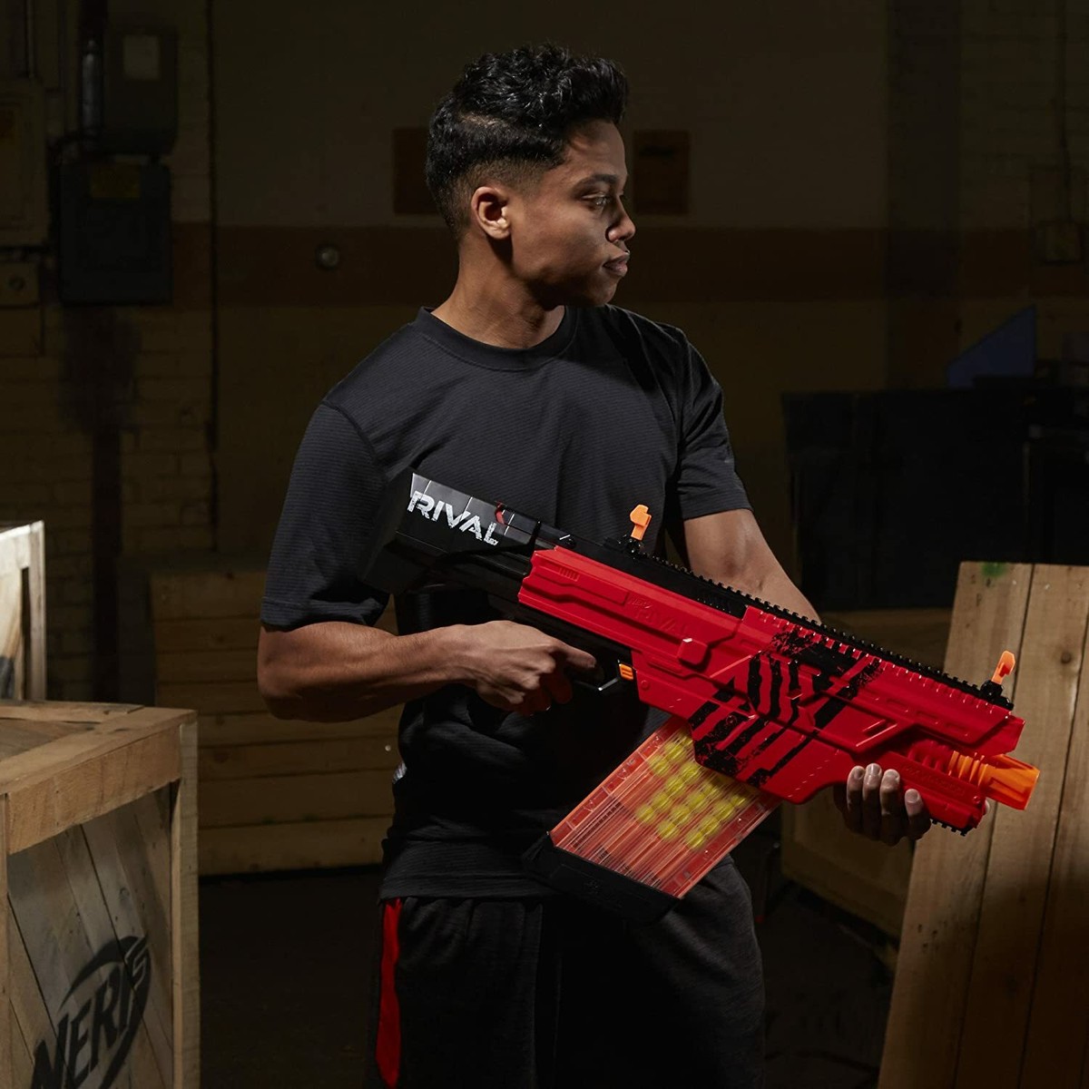 VERY RARE NEW - Nerf Rival Khaos MXVI-4000 Blaster Team Red