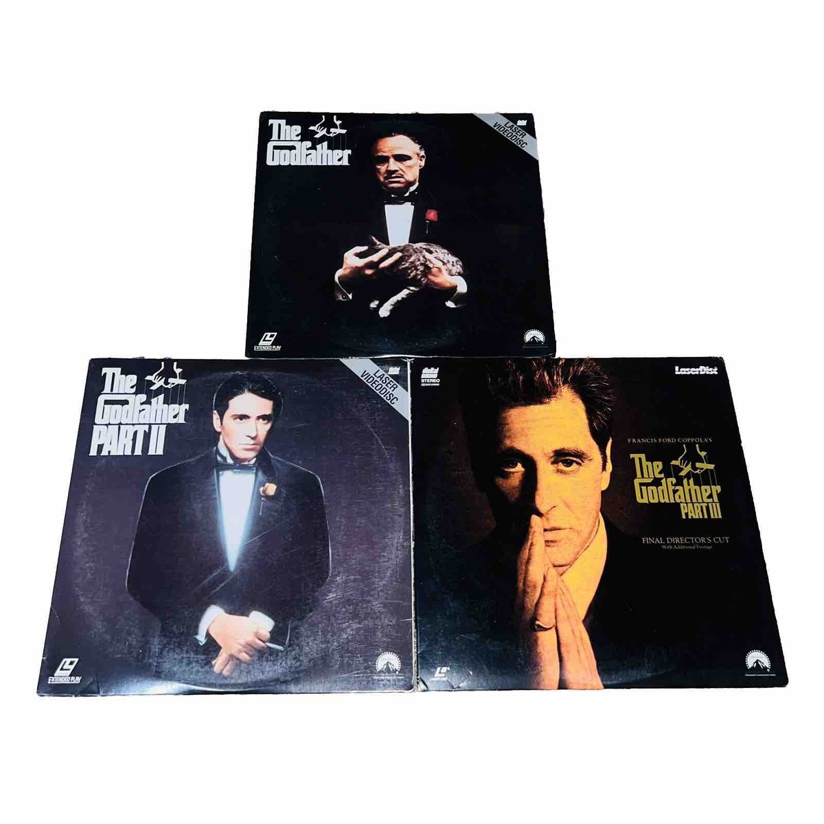 The GodFathdr Ⅰ・Ⅱ（1・2） Vintage 1981 The Godfather Part 1 an 2 Disc Set Laser