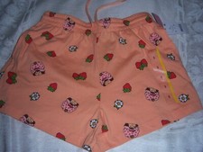 Strawberry Shortcake Size 6 Pink Shortie Shorts Cotton