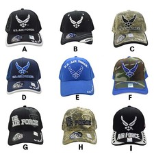 U.S. Air Force Logo Military Embroidered Officially Licensed Baseball Cap