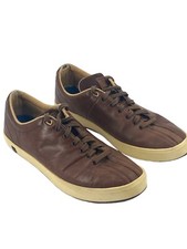 K-Swiss Clean Classic Low 02874289 Sneaker Brown Leather Mens US 9 / EUR 42