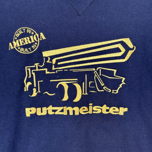 Putzmeister Beton schwarz Pullover Rundhalsausschnitt Pullover M