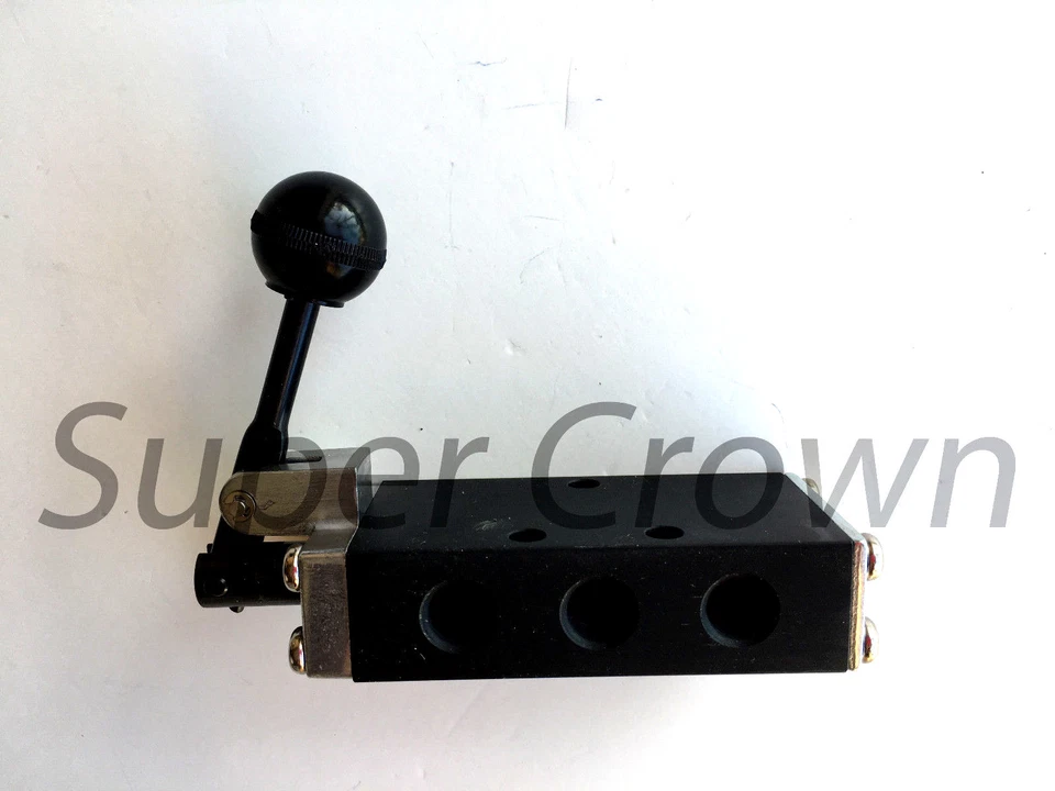 Pneumatic Hand Lever Valve 5 Port 3 Position Toggle Manual Contol SH-410-03-3NPT - Image 2 of 4