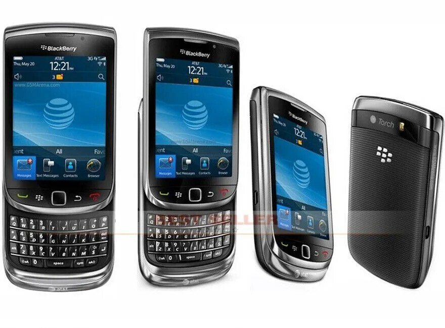 携帯電話本体 BlackBerry Torch 9800Unlocked BlackBerry Torch 9800 - 512 MB - Black (Unlocked) for sale