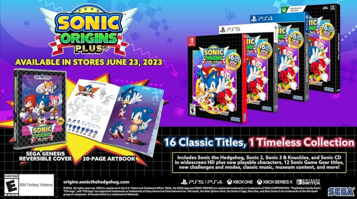Sonic Origins Plus - Nintendo Switch- launch edition 10086770315| eBay
