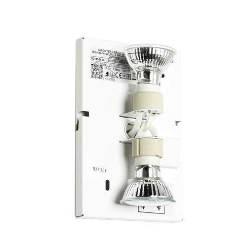 Wandleuchte Up Down Grau Metall GU10 Modern Wandlampe innen Flur B-Ware - Bild 6 von 7