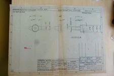 PRE PRODUCTION LESNEY MATCHBOX FUNNY FLYER PLANE DESIGN DRAWING CLICKER BODY