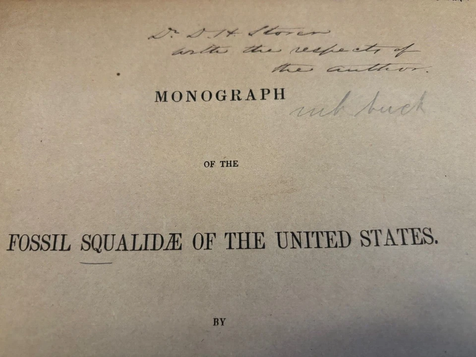 1847 Monograph of the Fossil Squalidae of United States, South Carolina, GIBBES - Image 4 of 4