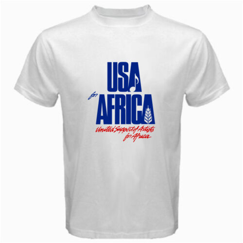 We Are the World Anniversary USA for Africa United Artists T-shirt blanc - Photo 1 sur 1