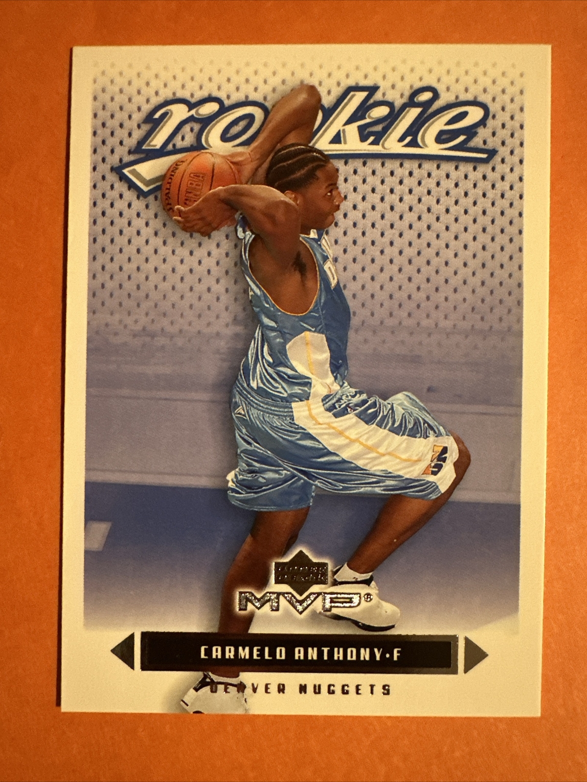 2003-04 Upper Deck MVP Carmelo Anthony #203 Rookie RC