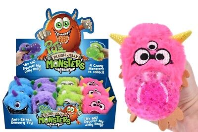 KANDYTOYS PLUSH JELLY MONSTERS - TY5907 SQUISHY SQUEEZY STRESS BEADS BRIGHT BALL | eBay