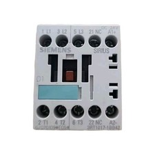 SIEMENS 3RT1017-1BB42 CONTACTOR 12A 3POLE 24V COIL NON-REVERSING 3RT10171BB42