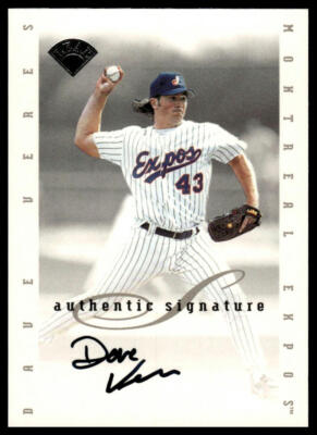 1996 Leaf Signature Series #NNO Dave Veres Extended Series Autographs