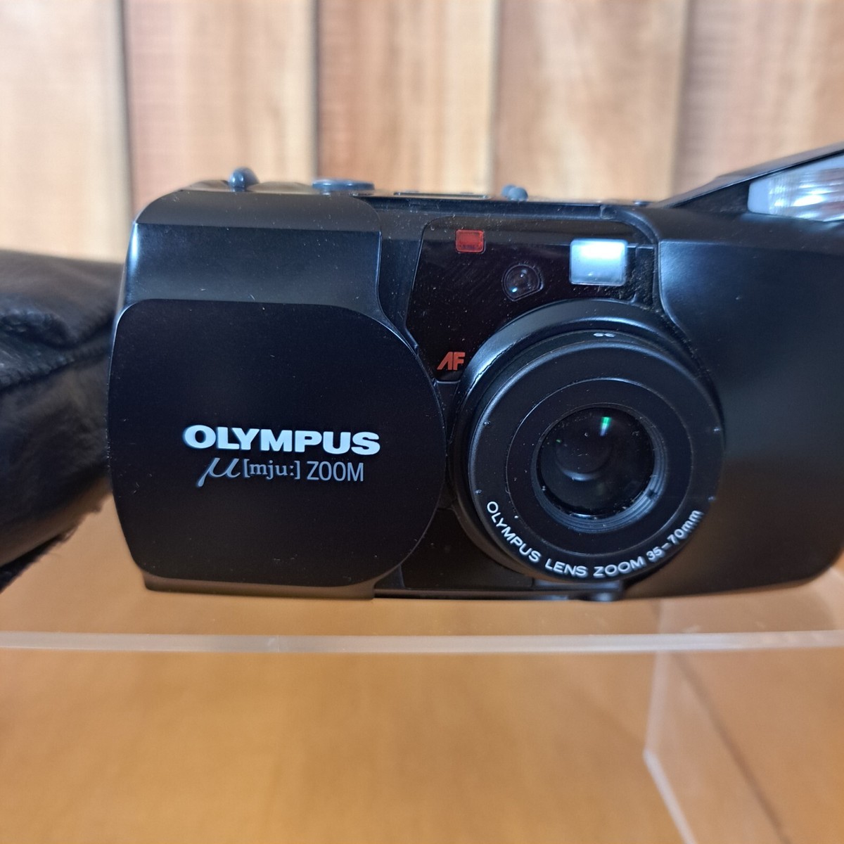 PARTS REPAIR Olympus µ Mju Zoom Panorama 35mm Black Point & Shoot