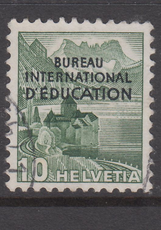 Switzerland (IEO) - 10c Landscape Issue Opted (Used) 1950 (CV $5)