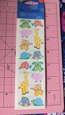 Mrs Grossmans Stickers Chubby Baby Toys Stuffed Animals New In Pack 3 Sheets
